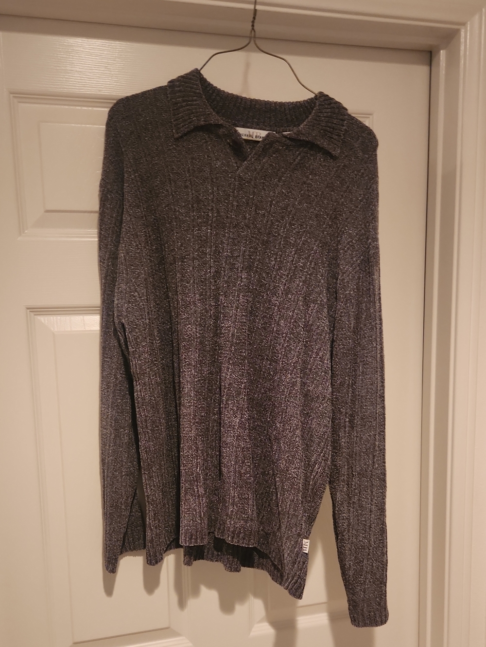 Michael Brandon Men's Crewneck Sweater - Charcoal Gray